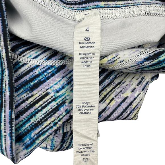 LULULEMON High Times Pant Full-On Luxtreme Size 4 Blurry Belle Multi - Picture 8 of 8